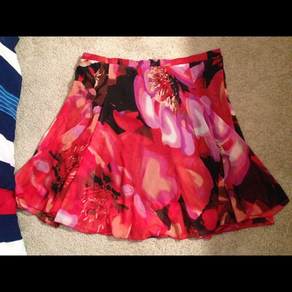 Lane Bryant Floral Skirt