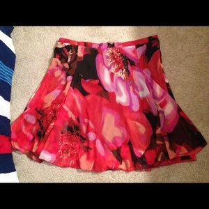 Lane Bryant Floral Skirt