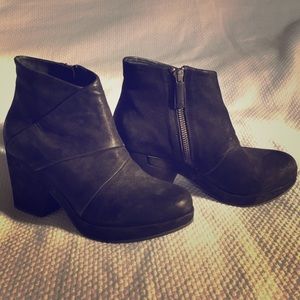 Eileen Fisher wedge booties