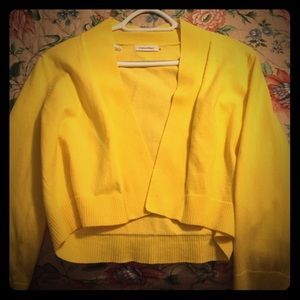 Yellow Calvin Klein Cardigan