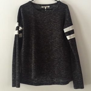 Tobi: Gray/black knit sweater