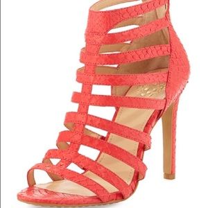 NIB,  Snake-Embossed Gladiator heels size 6.5