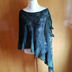 Silk Poncho/Shawl