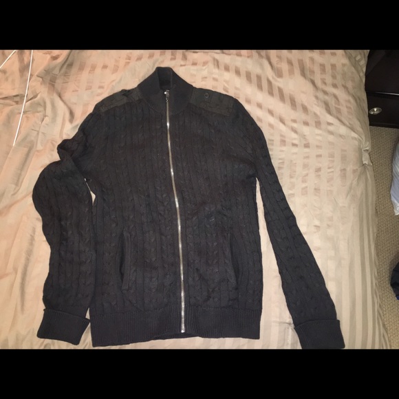 Men's express cardigan sweater. - Picture 1 of 2