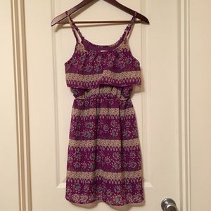 Purple/floral Mossimo Dress