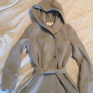 Women's Wool Winter Jacket with Hood