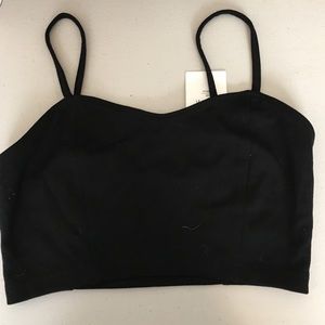 Black crop top