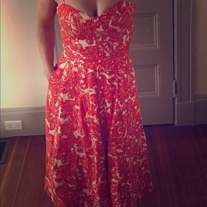 Joie paradise red dress