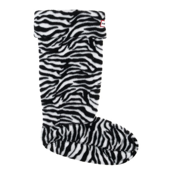 Hunter – Zebra Fleece Welly Socks