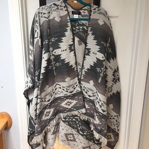 Super soft poncho/shawl