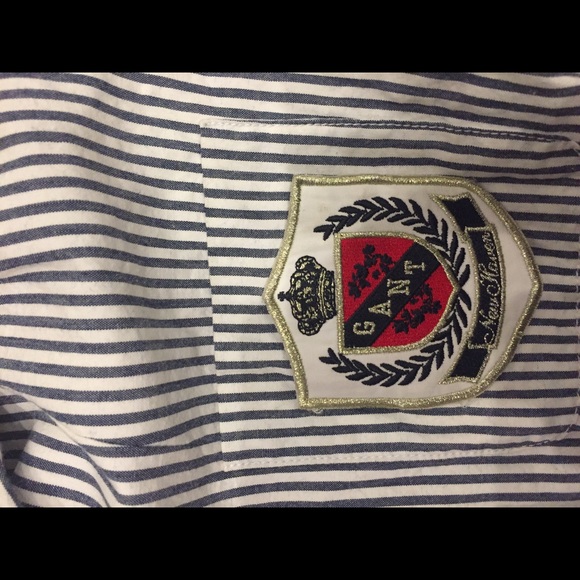 Seersucker GANT blazer size 8 - Picture 2 of 3