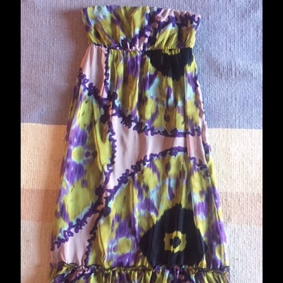 Strapless sundress