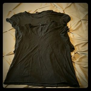 2 Black tees