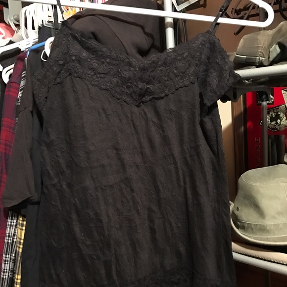 Lace trim tank top