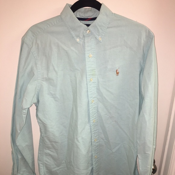 Men's long sleeve button down Polo shirt - Picture 1 of 2