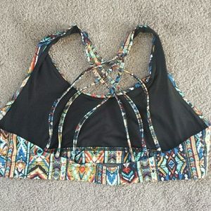 Back of sports bra / bikini top