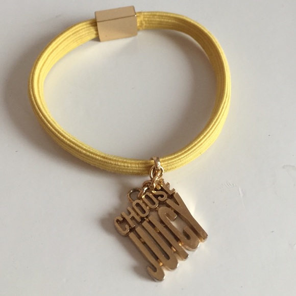 JUICY COUTURE ITEMS- HAIRBAND, CHARMS, LUGGAGE TAG - Picture 3 of 4