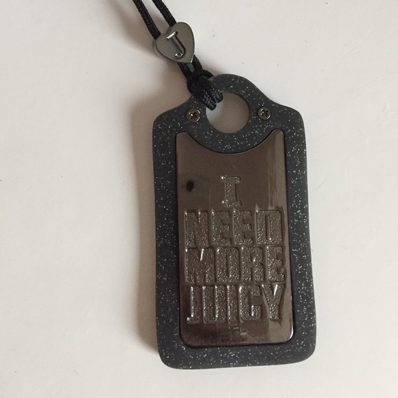 JUICY COUTURE ITEMS- HAIRBAND, CHARMS, LUGGAGE TAG - Picture 4 of 4