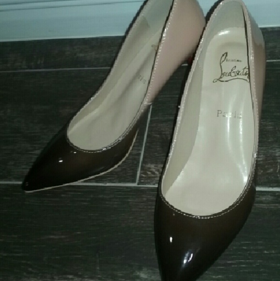 Red Bottom CL Ombre patent pumps