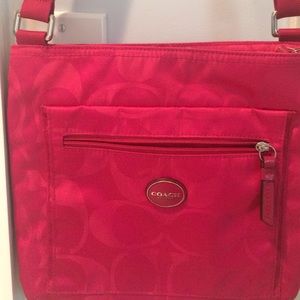Authentic Coach nylon crossbody