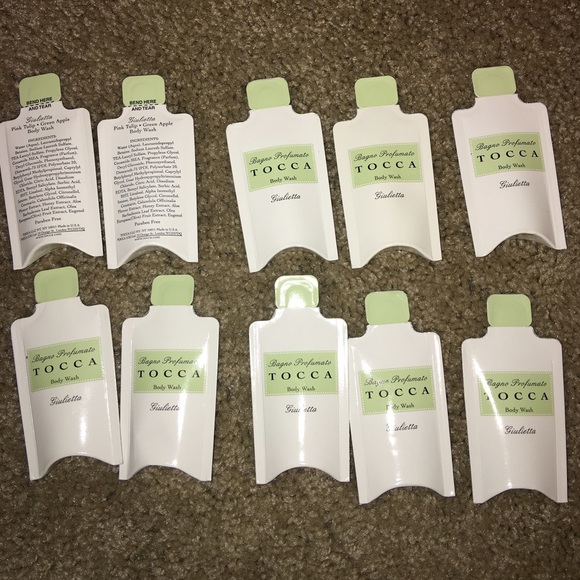 Tocca bodywash (10) sample size