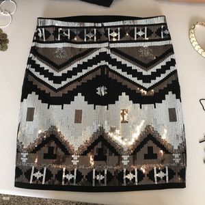 Sequin skirt