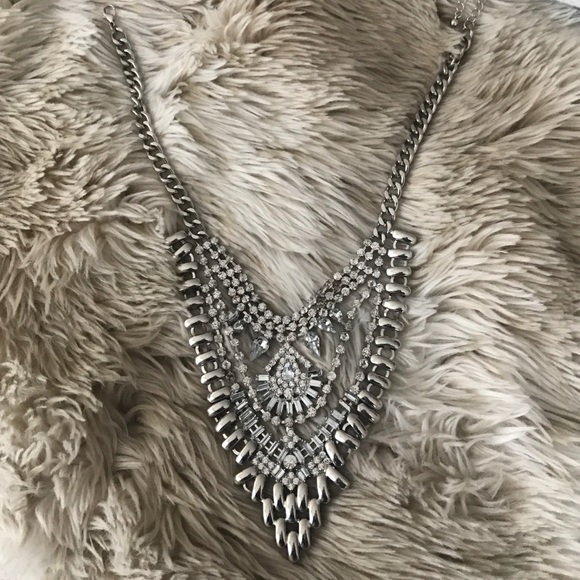 Silver jewel necklace - Picture 1 of 1