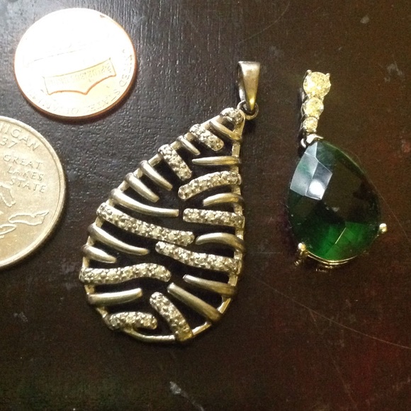 Two STUNNING pendants // charms
