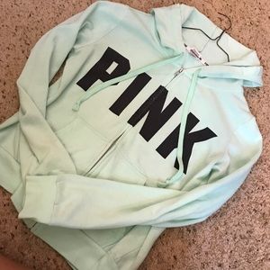 Victorias Secret Size Medium Mint Hoodie