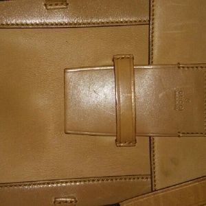 Leather Vintage Gucci handbag