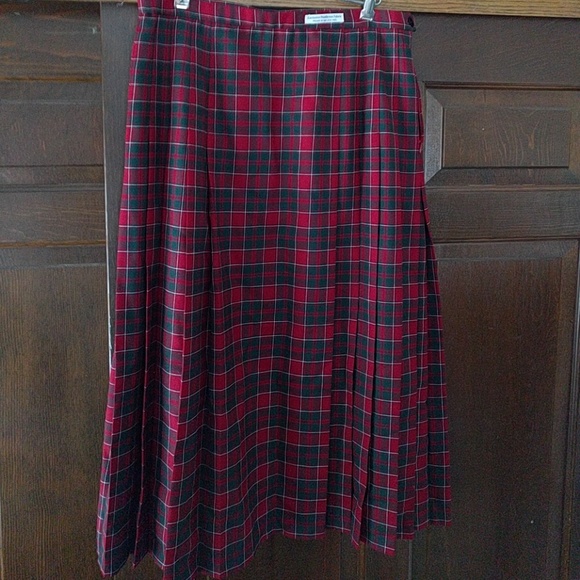 Pendleton Woolen Plaid Skirt