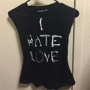 Sleeveless Back Lace-up Top