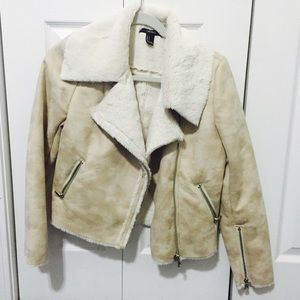 F21 fur-lined coat