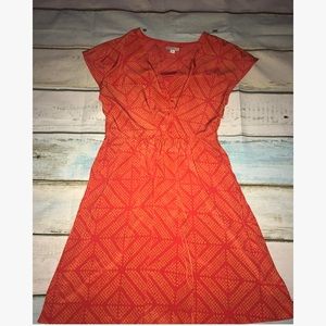 Gap 0 orange red dress with pockets! XS Gap 0 orange red dress with pockets! XS