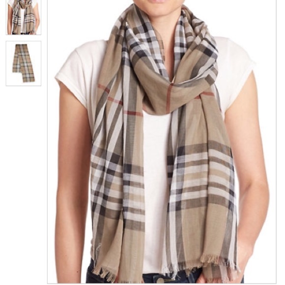 Burberry-style Scarf