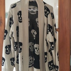 Remel London skull cardi