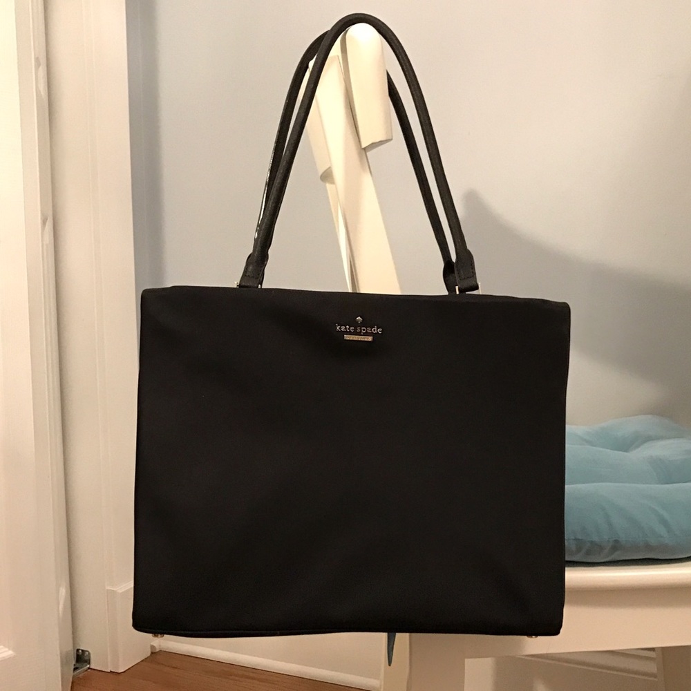 SOLD! - Black Nylon Kate Spade Tote