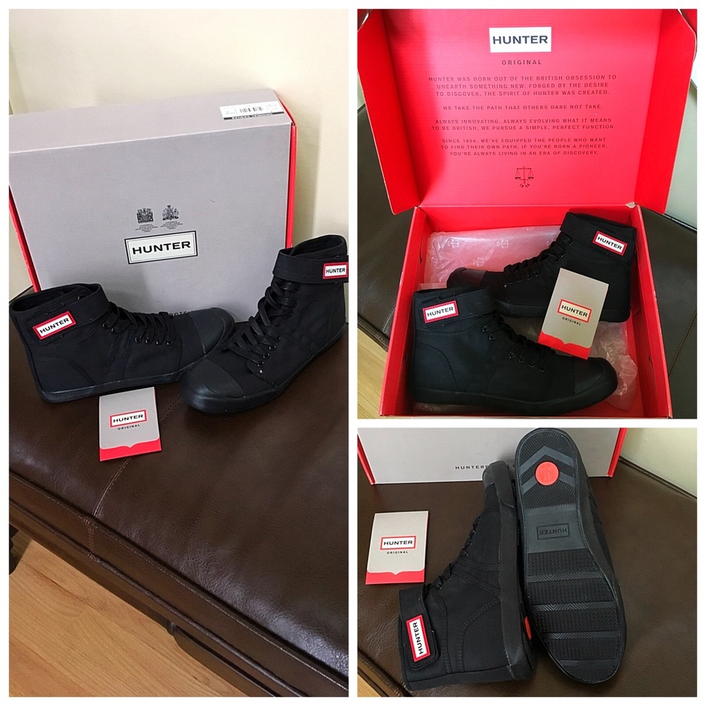 ❌SOLD❌HUNTER ORIGINAL BOOTS SNEAKERS BOOTIES - Picture 4 of 8