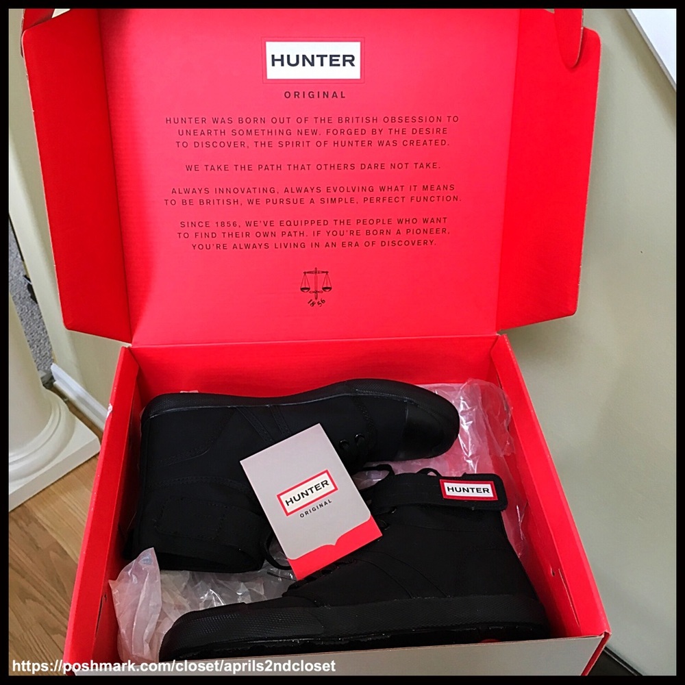 ❌SOLD❌HUNTER ORIGINAL BOOTS SNEAKERS BOOTIES - Picture 7 of 8