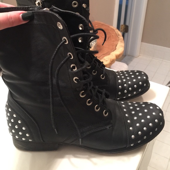 Madden Girl combat boots