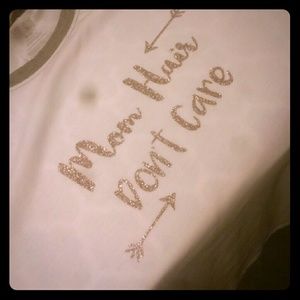 Mom hair dont care raglan