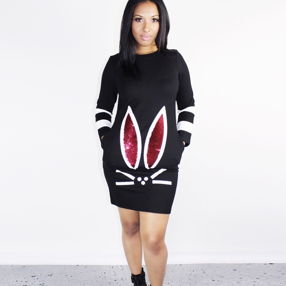 Bunny Sequins Dress