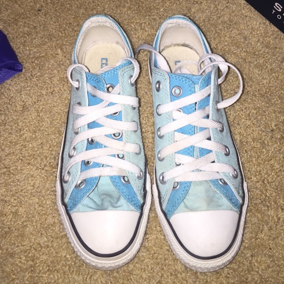 Converse Two Toned Blue Sneakers