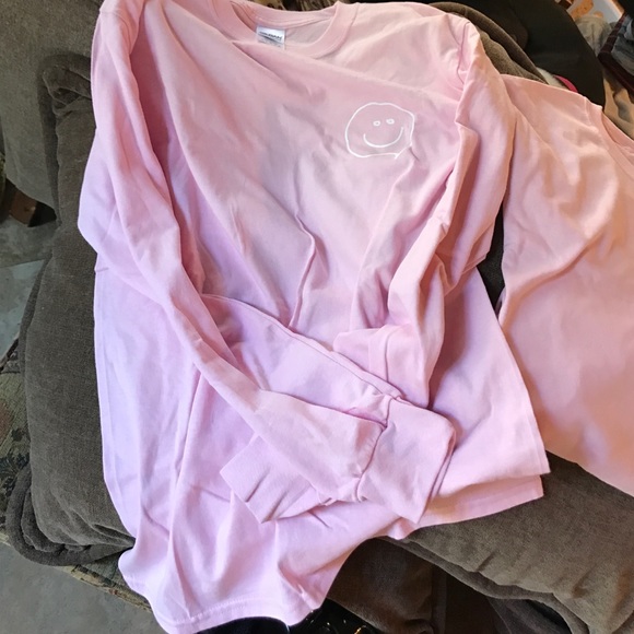 3 pink smiley long sleeve bundle
