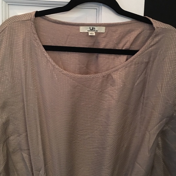 YA tan side tie mini Dress - Picture 3 of 3