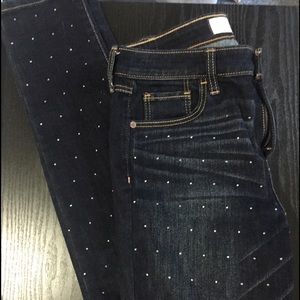 a&f sparkly jeans