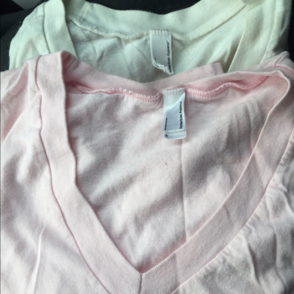 American apparel v necks