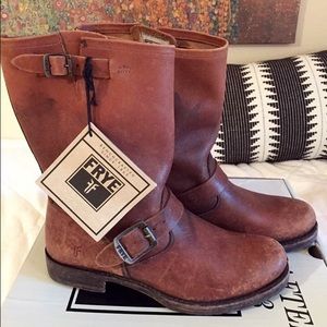 FRYE Veronica Short Boot - Cognac - size 8.5