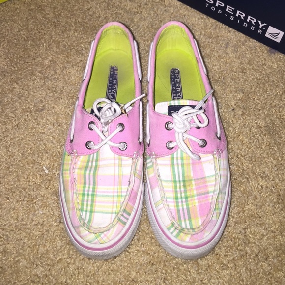 Sperry Topsider Plaid Boat shoes