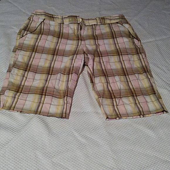 Plaid shorts